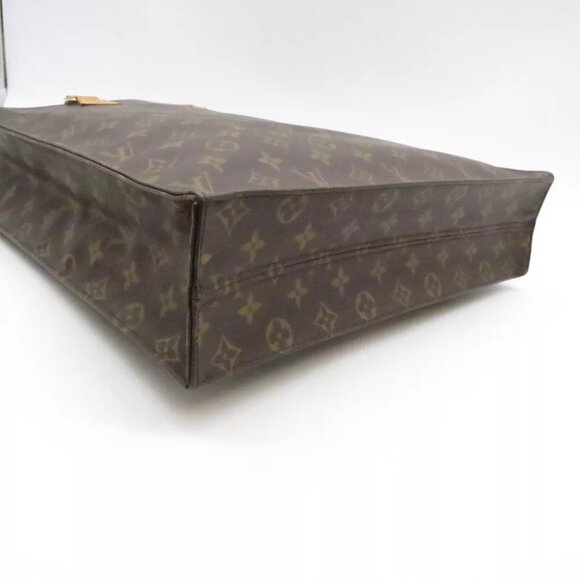 LOUIS VUITTON Sac Plat Tote Bag Monogram Canvas - Picture 10 of 12